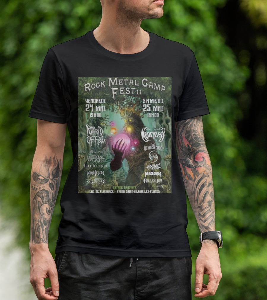 Rock Metal Camp Fest 11 Shallow Waters Mercyless T-Shirt