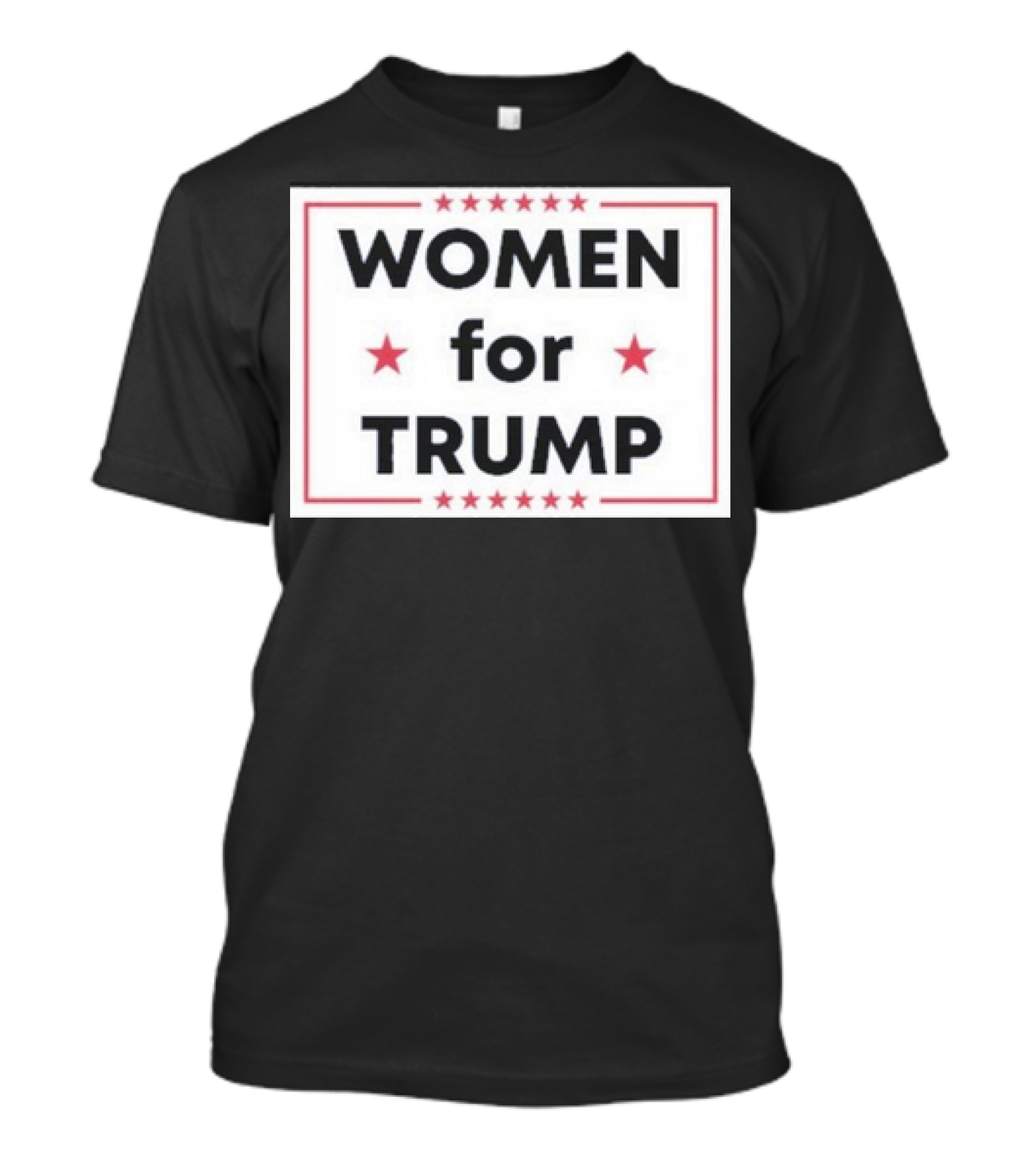Women For Trump Stars Border T-Shirt