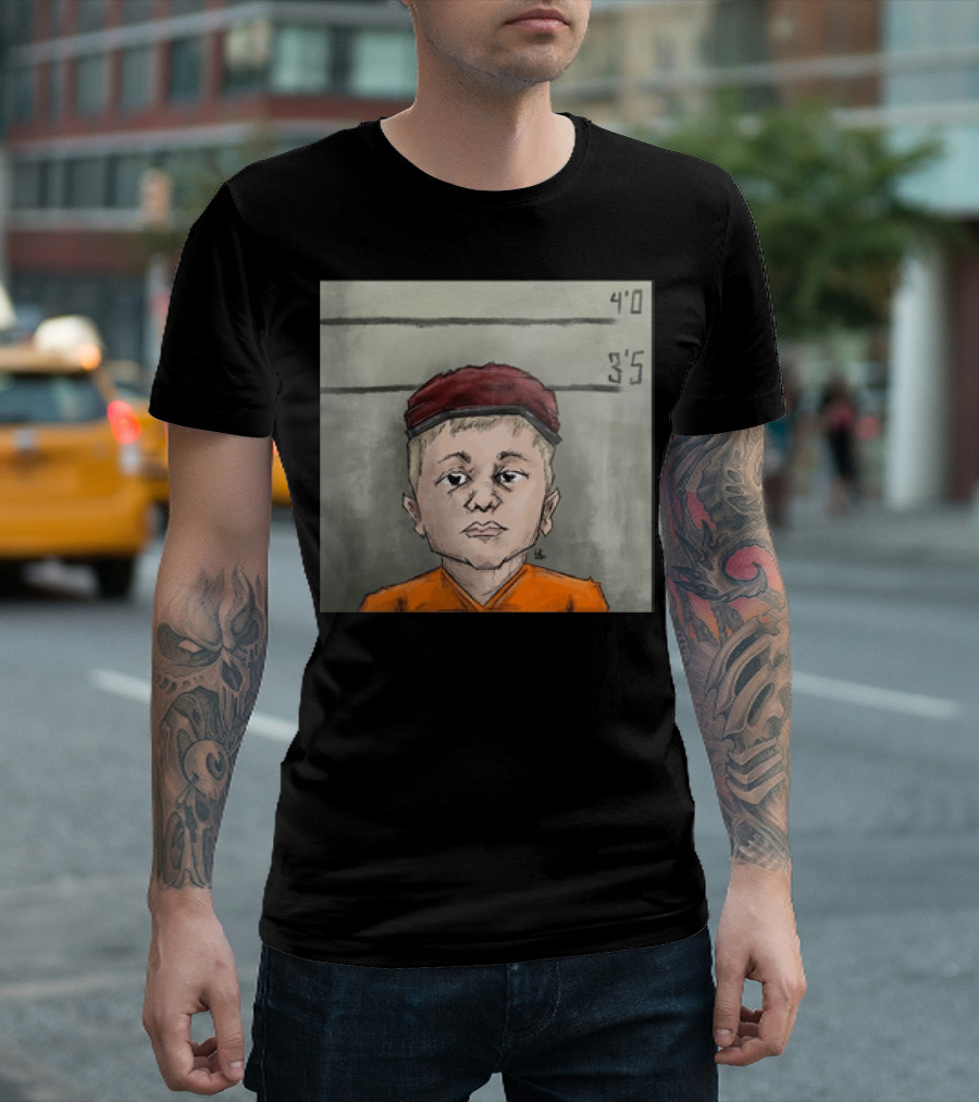 Free Hasbulla Hasbulla Magomedov Mugshot Cartoon 4'0 3'5 T-Shirt