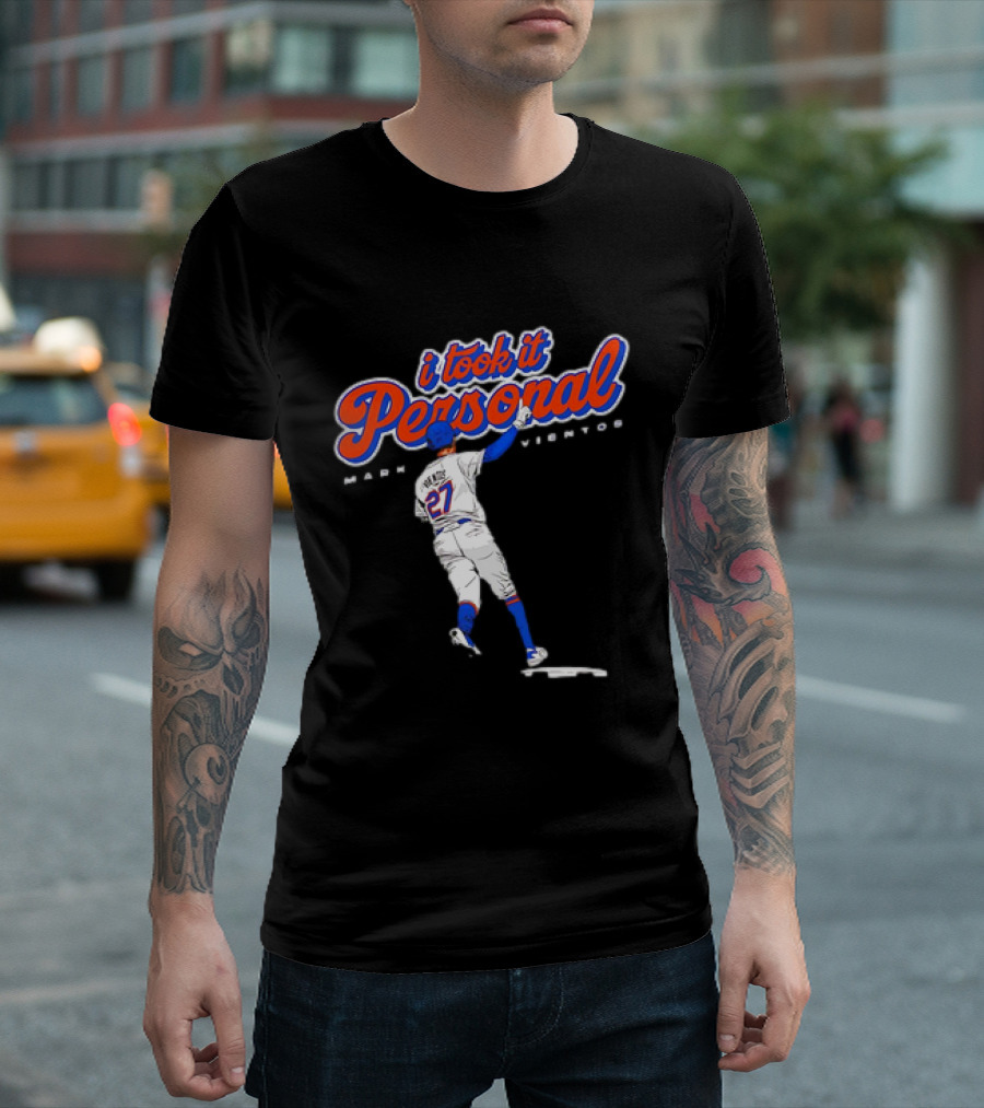 Mark Vientos I Took It Personal New York Mets Vintage T-Shirt