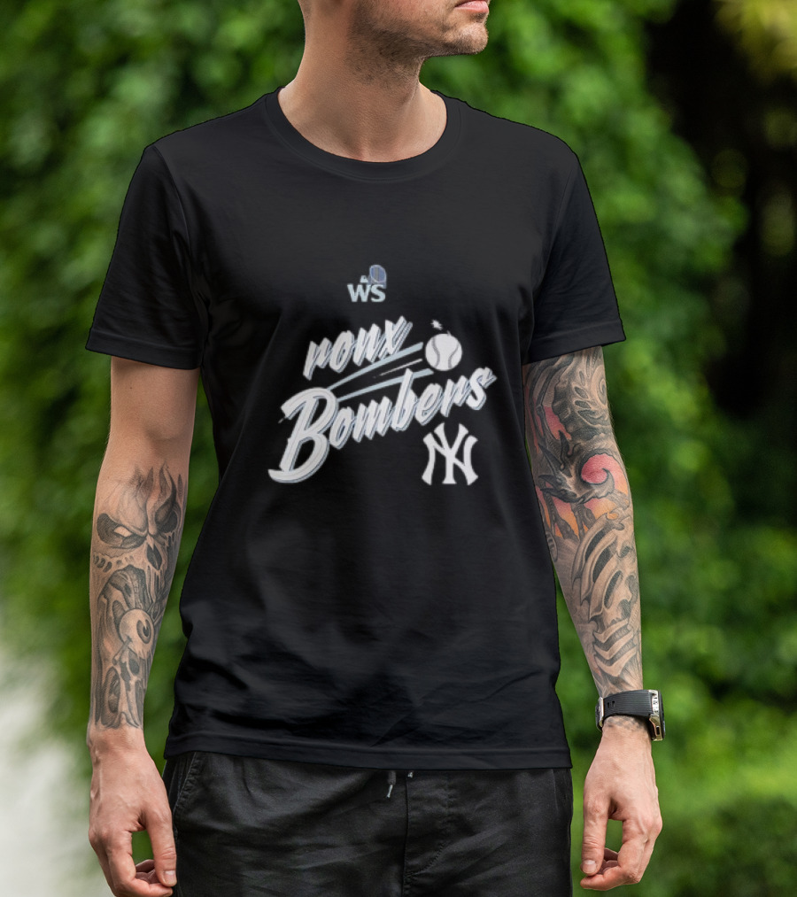 New York Yankees Bronx Bombers 2024 World Series Champions WS Logo NY Baseball T-Shirt