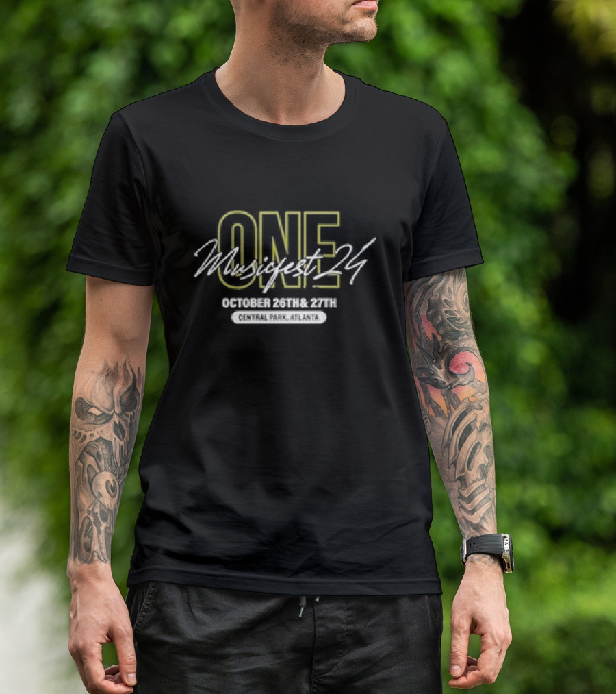 ONE Musicfest 2024 October 26th 27th Central Park Atlanta T-Shirt