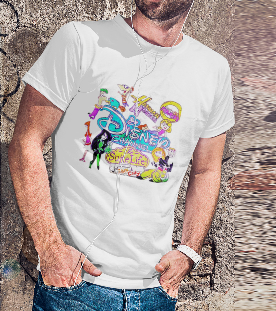Disney Channel The Suite Life That’s So Raven Hannah Montana Kim Possible Phineas And Ferb T-Shirt