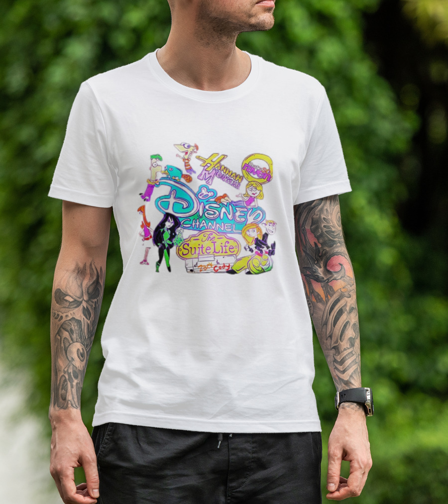 Disney Channel The Suite Life That’s So Raven Hannah Montana Kim Possible Phineas And Ferb T-Shirt