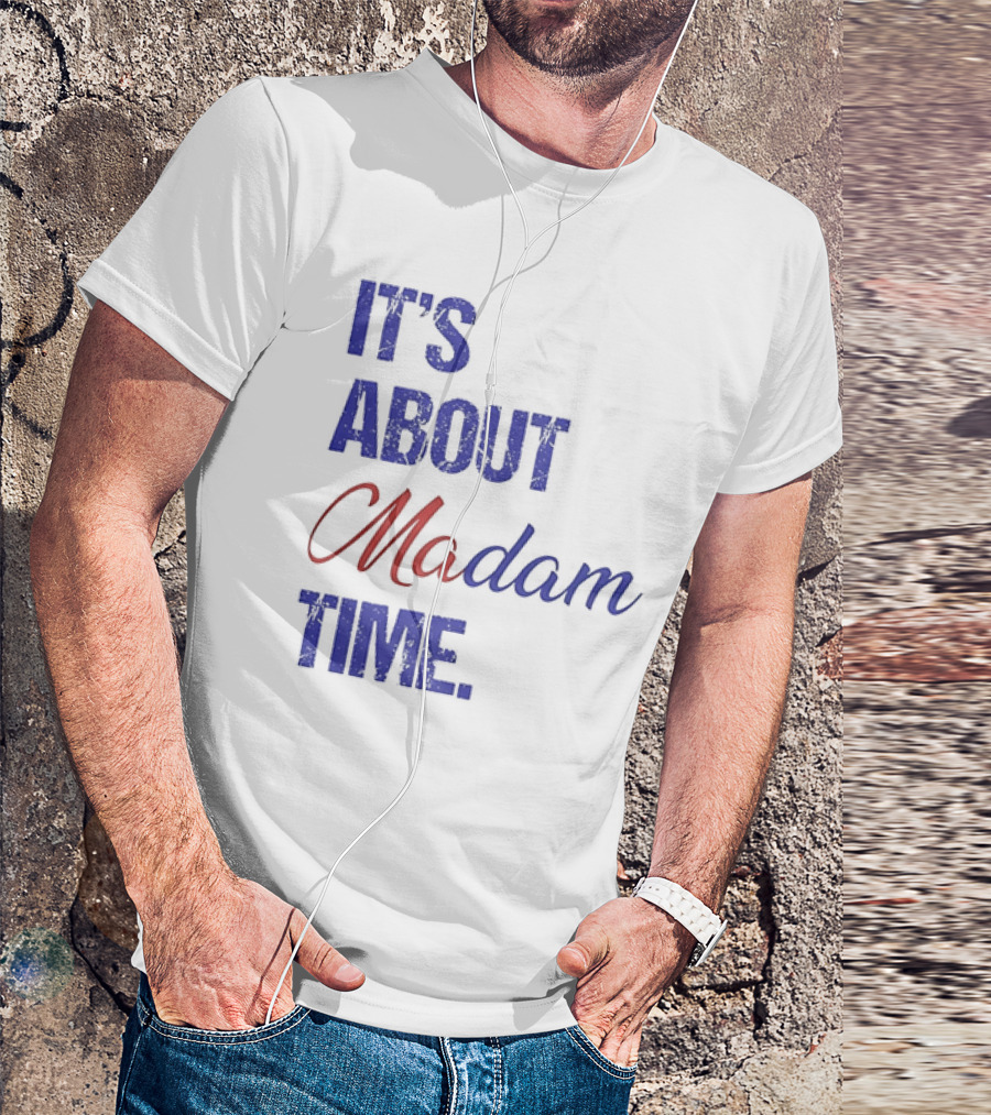 It’s About Madam Time Blue Red Vintage T-Shirt