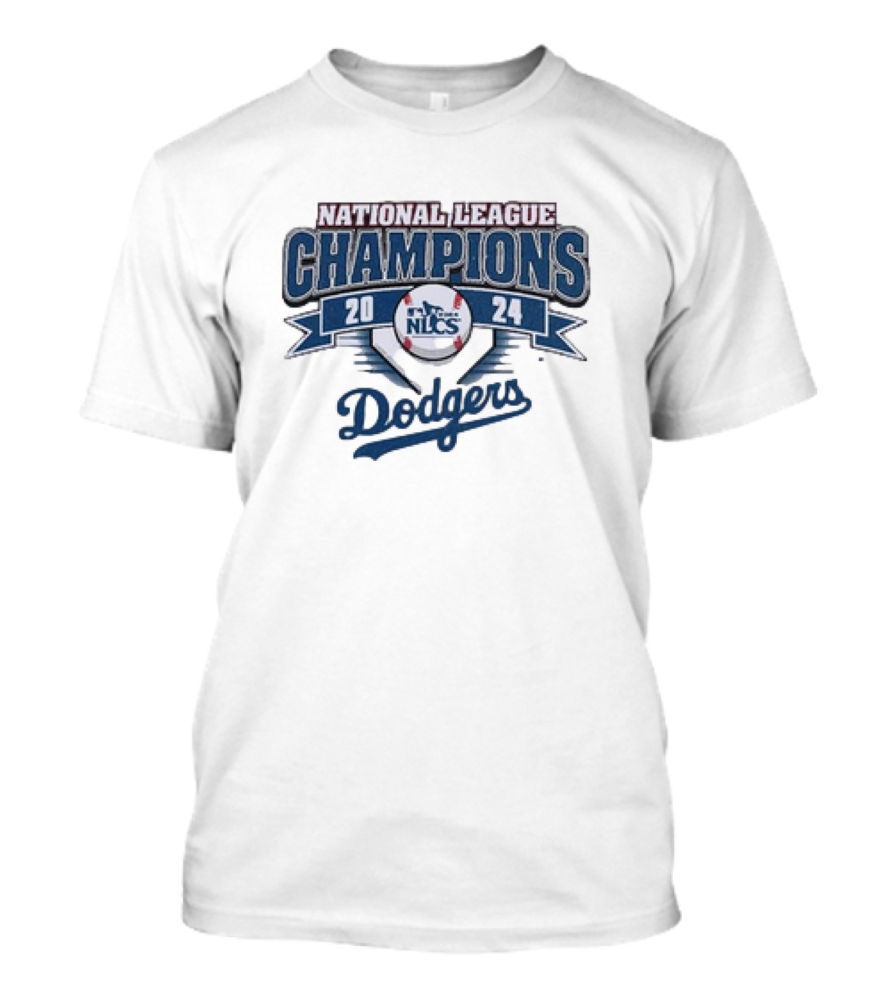 Los Angeles Dodgers 2024 National League Champions NLCS Banner T-Shirt