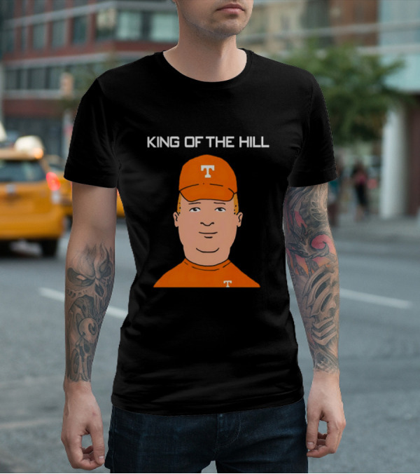 Tennessee Volunteers King Of The Hill T Logo Cartoon T-Shirt
