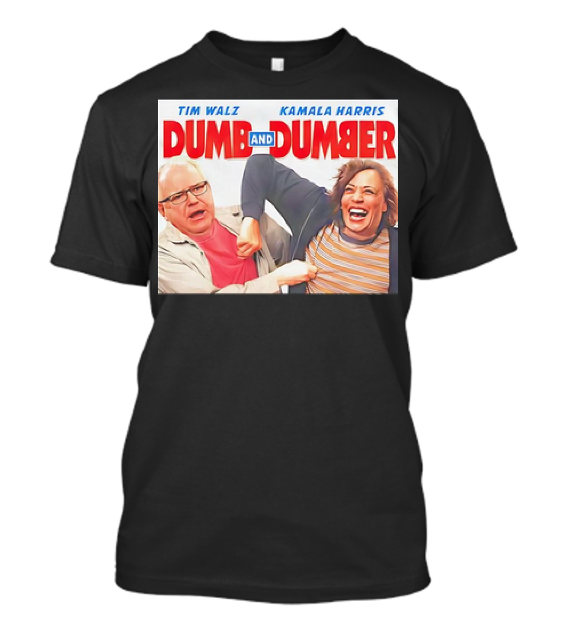 Tim Walz Kamala Harris Dumb And Dumber Cover T-Shirt
