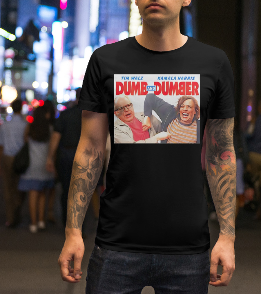 Tim Walz Kamala Harris Dumb And Dumber Cover T-Shirt