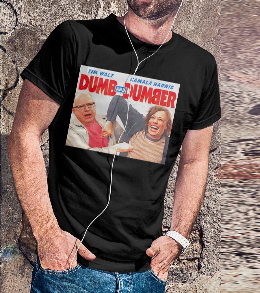 Tim Walz Kamala Harris Dumb And Dumber Cover T-Shirt