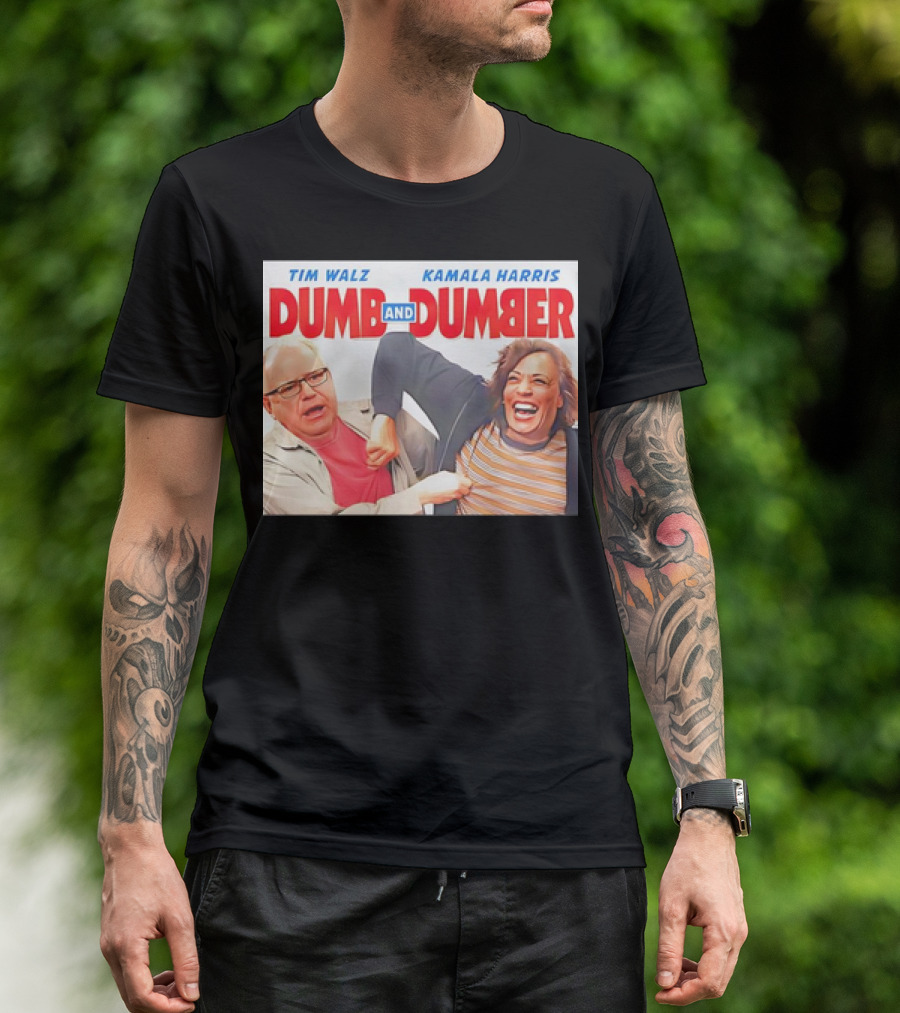 Tim Walz Kamala Harris Dumb And Dumber Cover T-Shirt