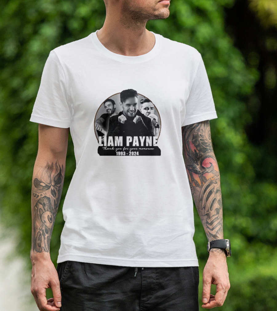 Liam Payne Thank You For Your Memories 1993-2024 T-Shirt