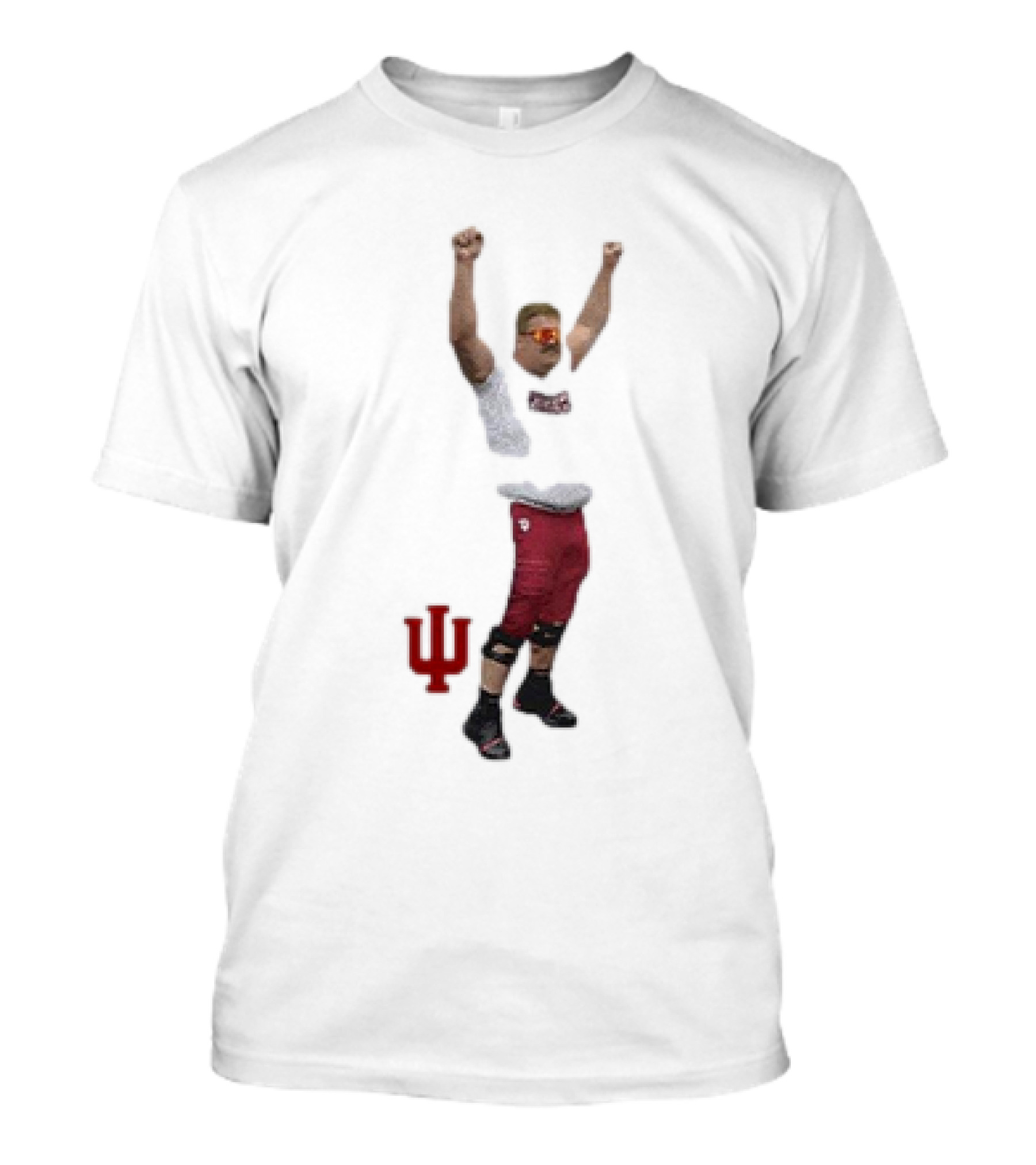 Mike Katic Indiana Hoosiers IU Logo Cartoon T-Shirt