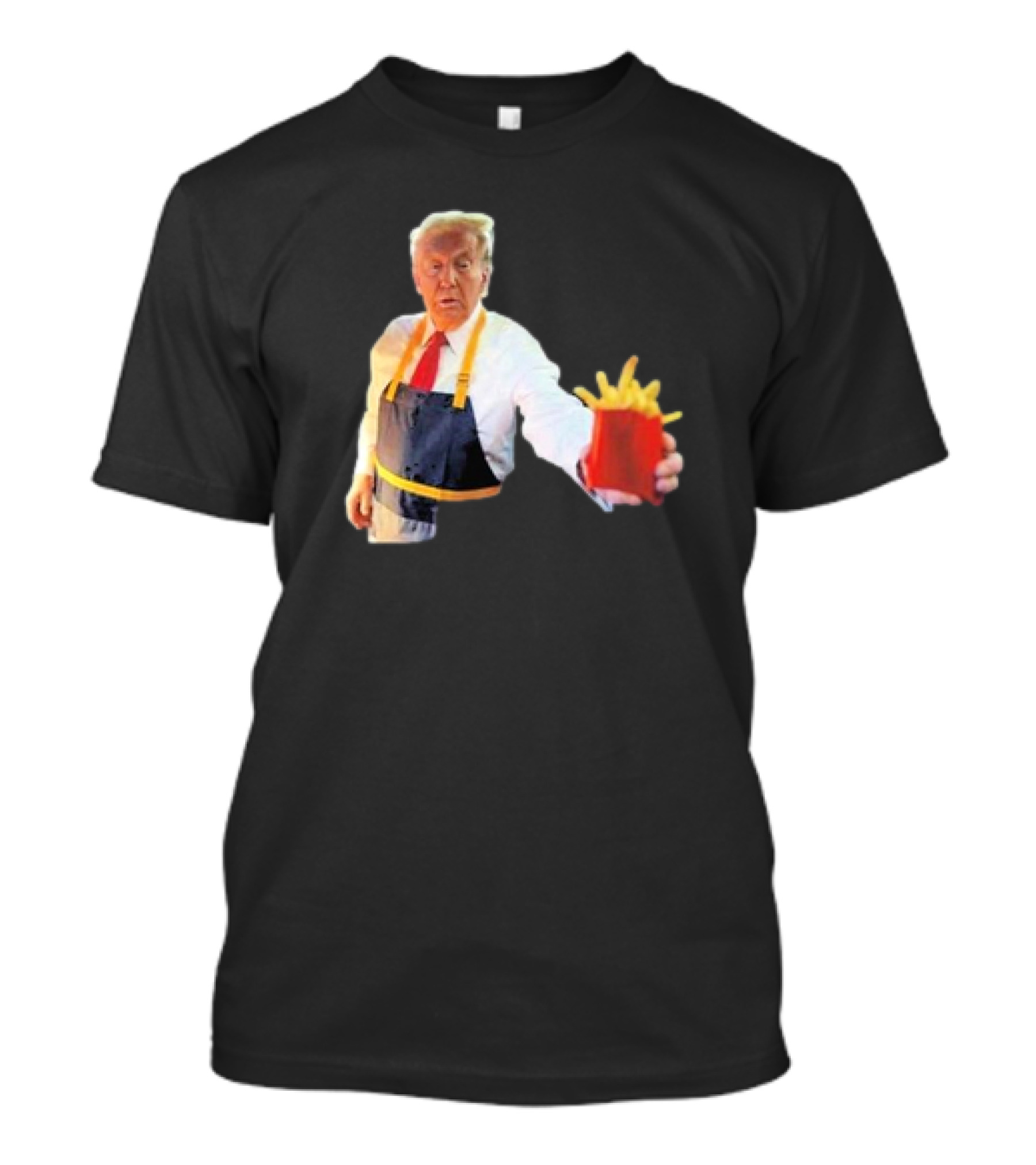 Donald Trump Fry Cook Offering McDonalds Fries T-Shirt