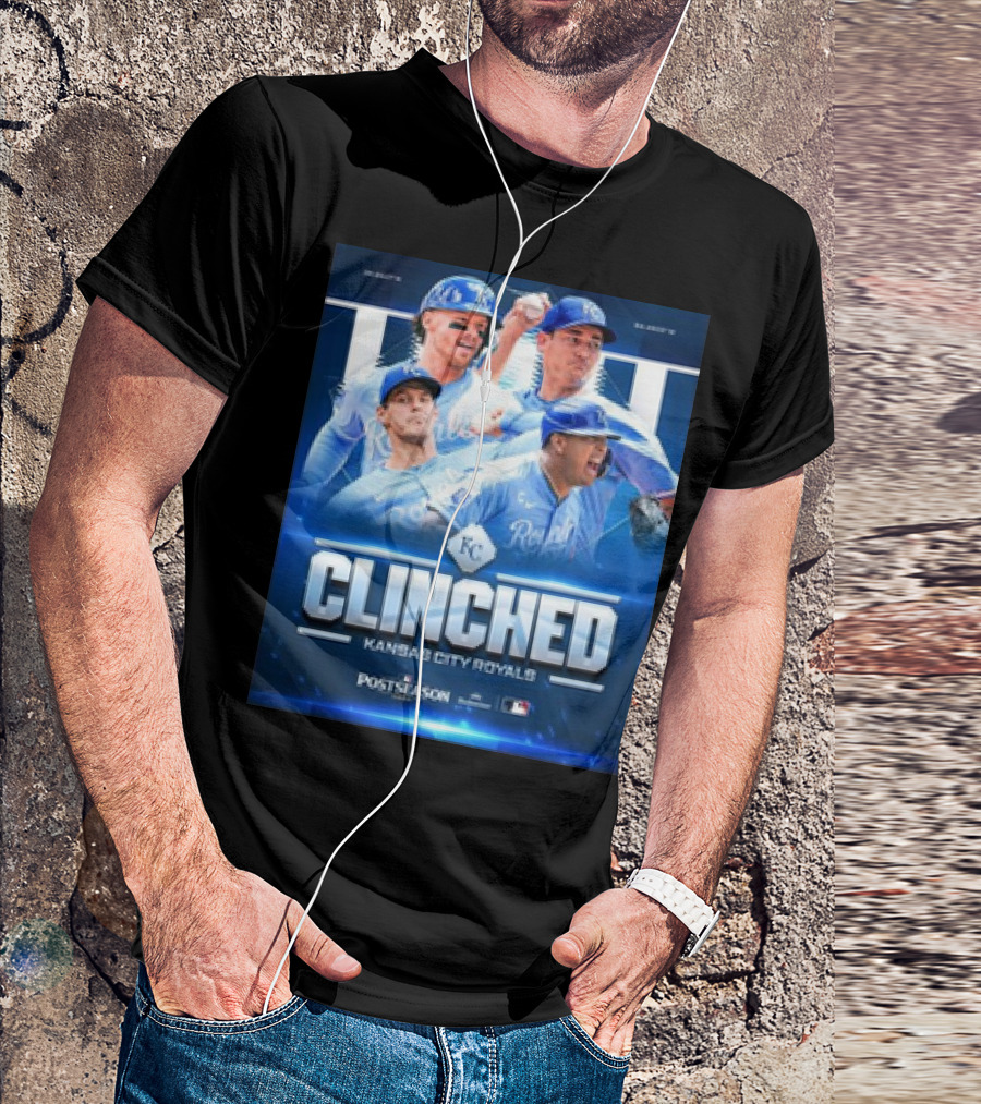 Kansas City Royals Clinched Postseason 2024 MLB Baseball T-Shirt