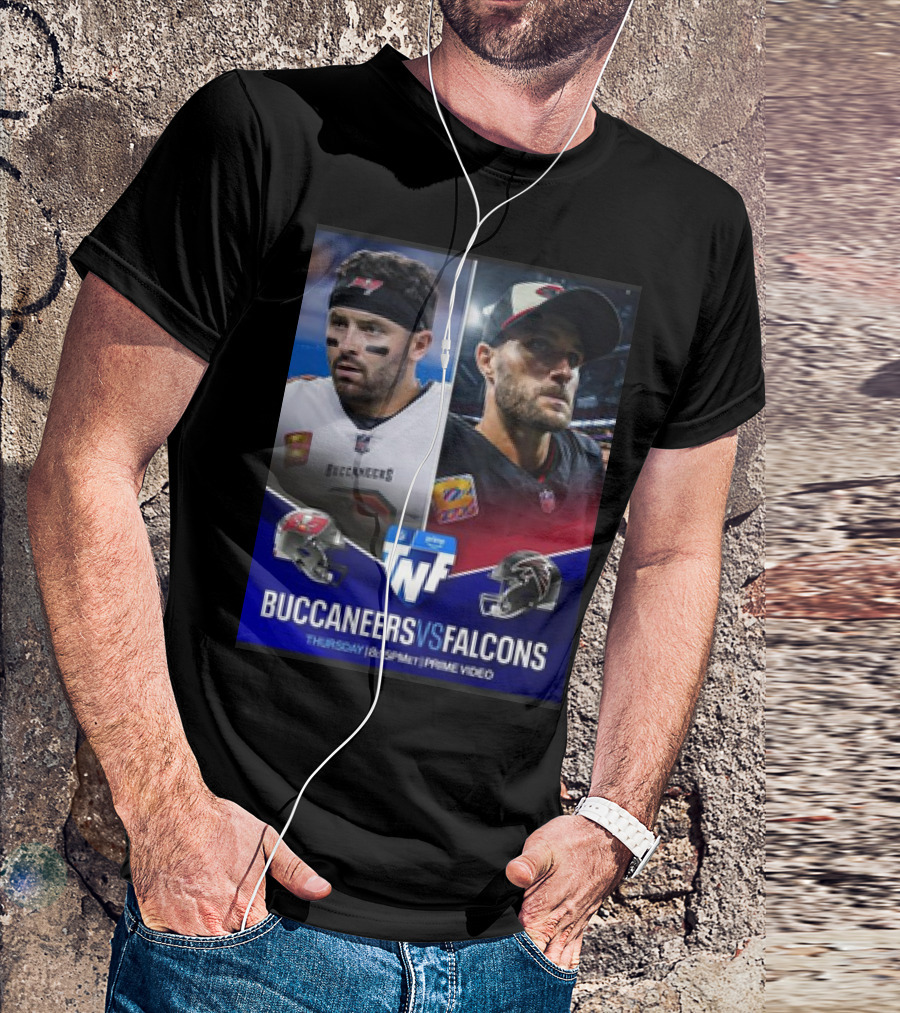 Buccaneers Vs Falcons Thursday Night Football Prime Video Matchup T-Shirt