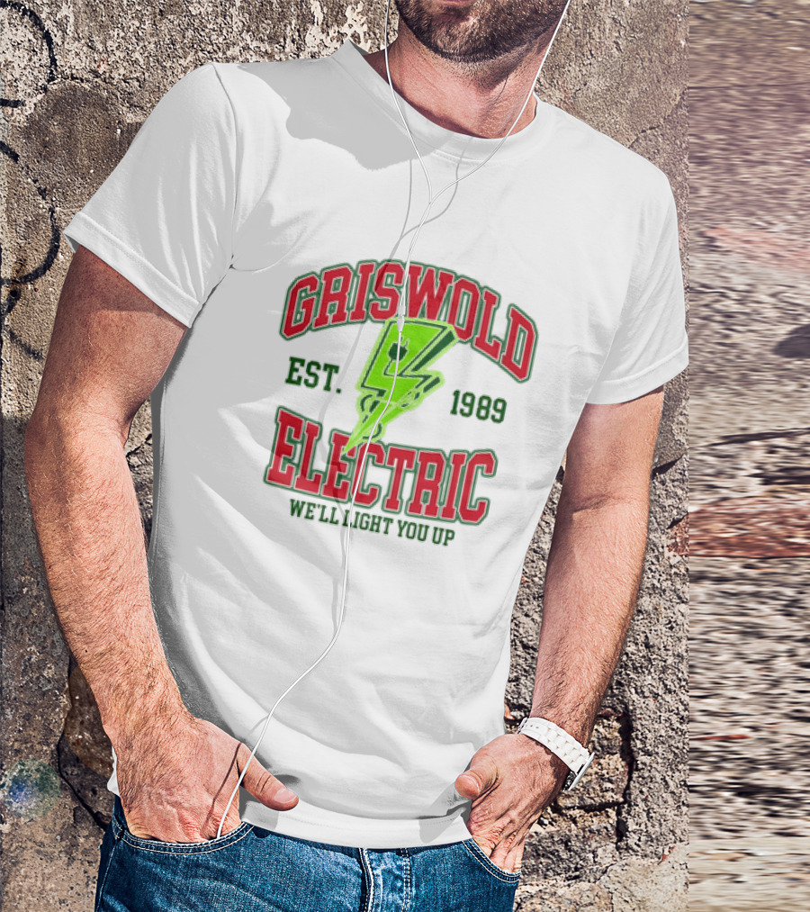 Griswold Electric Est. 1989 We'll Light You Up Retro T-Shirt