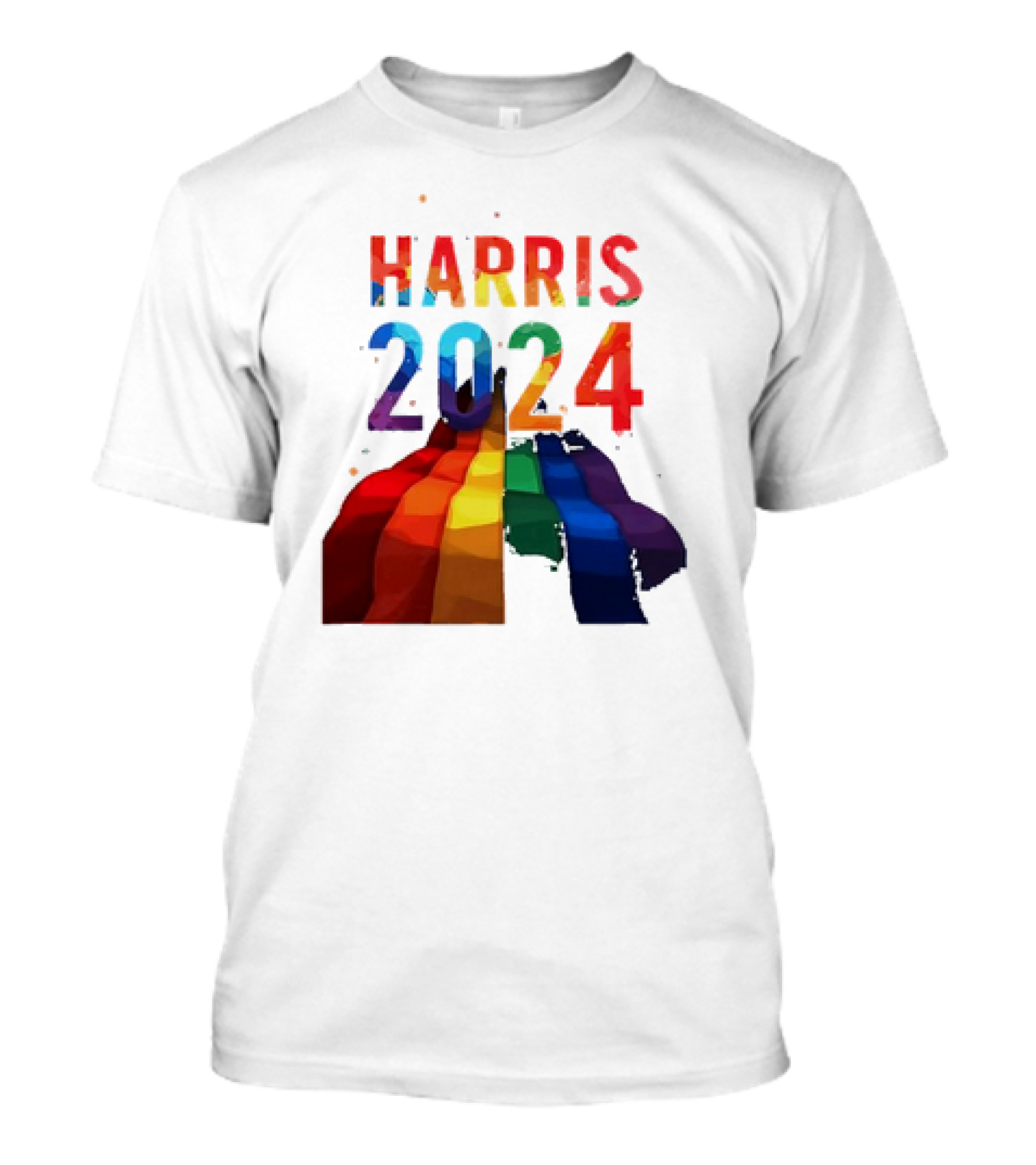 Harris 2024 Pride Colorful T-Shirt