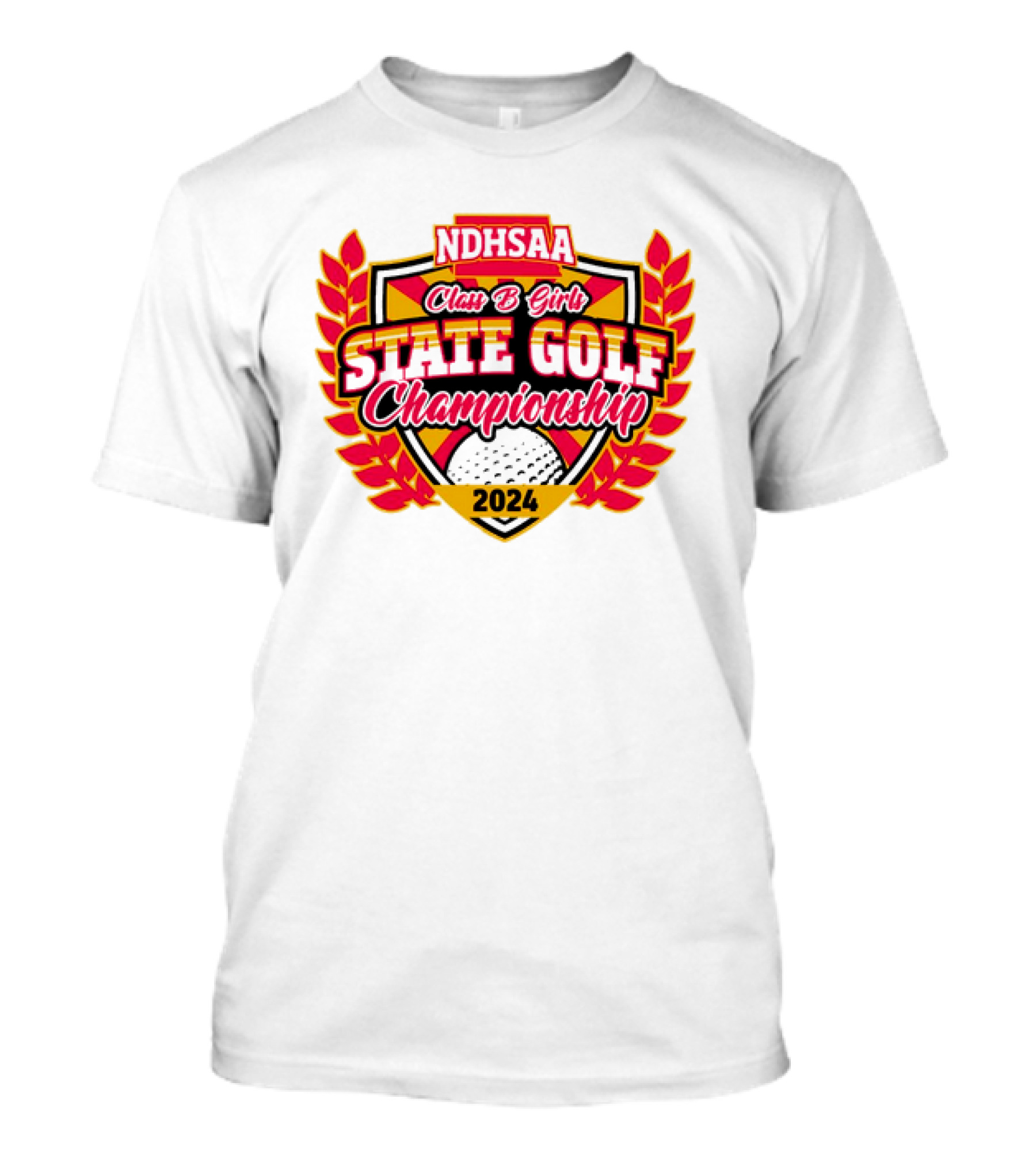 NDHSAA Class B Girls State Golf Championship T-Shirt