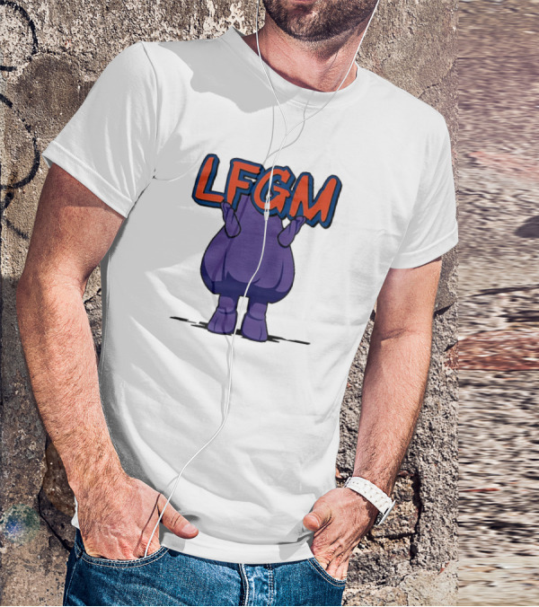 Grimace Holding LFGM Sign T-Shirt