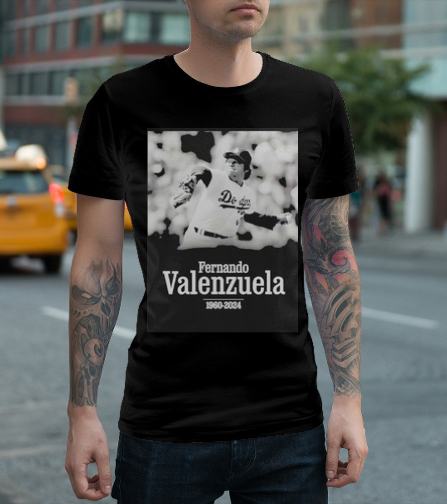 Fernando Valenzuela Dodgers 1960-2024 RIP T-Shirt