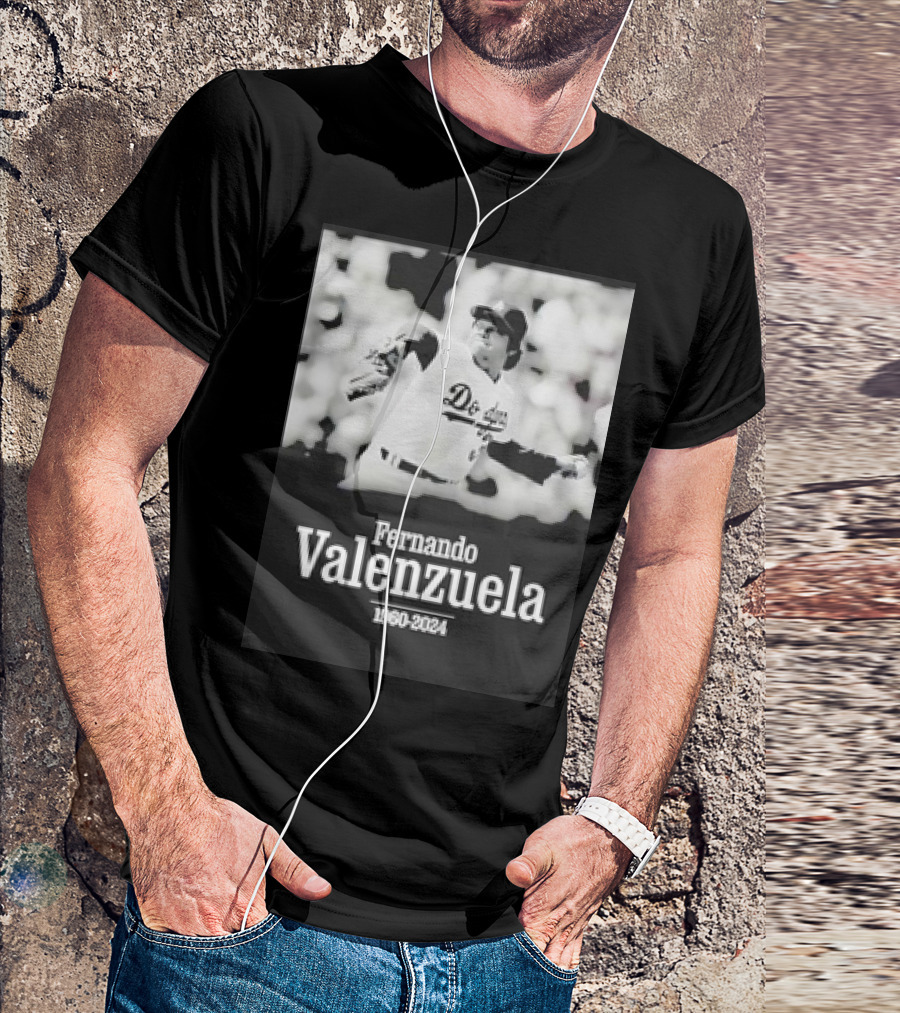 Fernando Valenzuela Dodgers 1960-2024 RIP T-Shirt