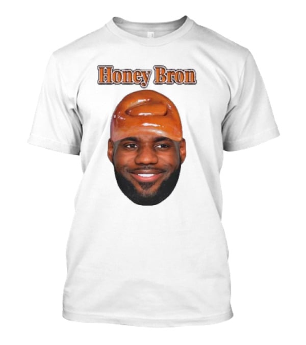 Honey Bron Lebron James Honey Brown Face T-Shirt