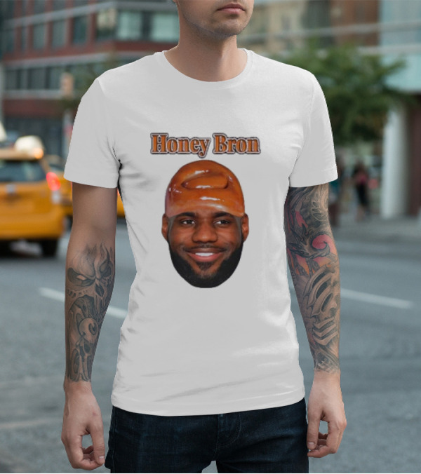 Honey Bron Lebron James Honey Brown Face T-Shirt