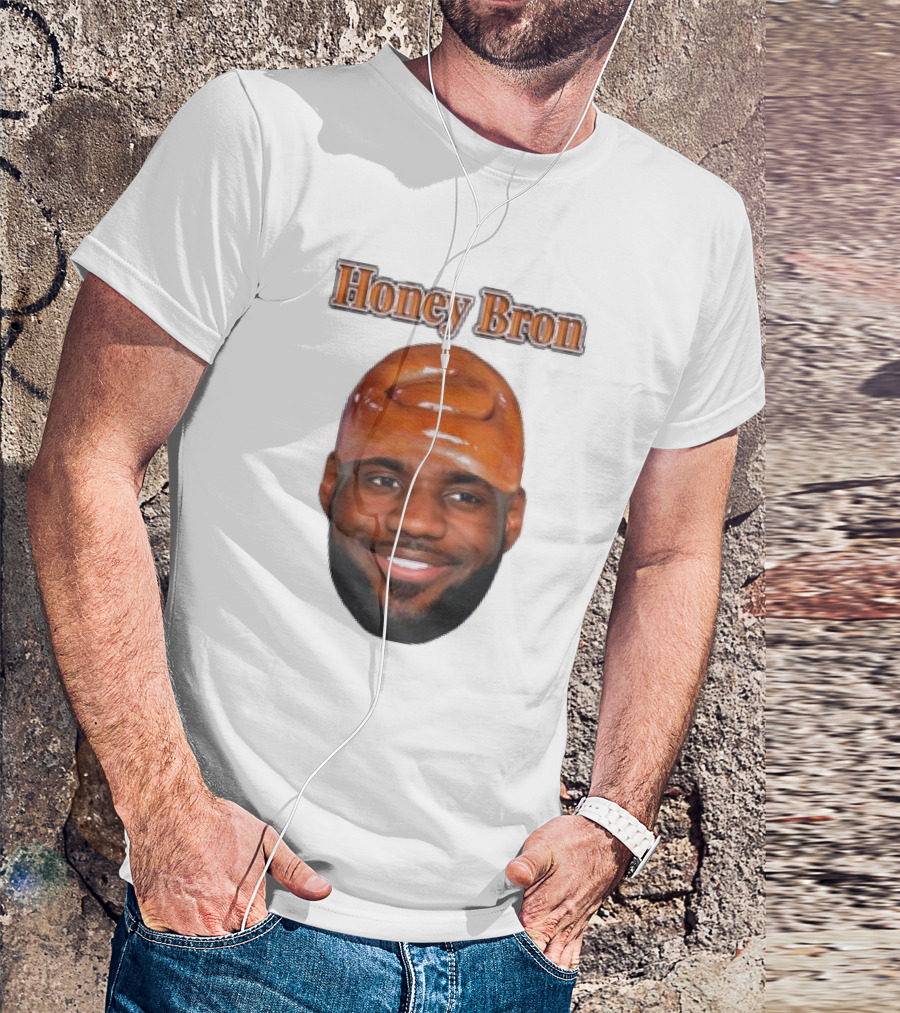 Honey Bron Lebron James Honey Brown Face T-Shirt