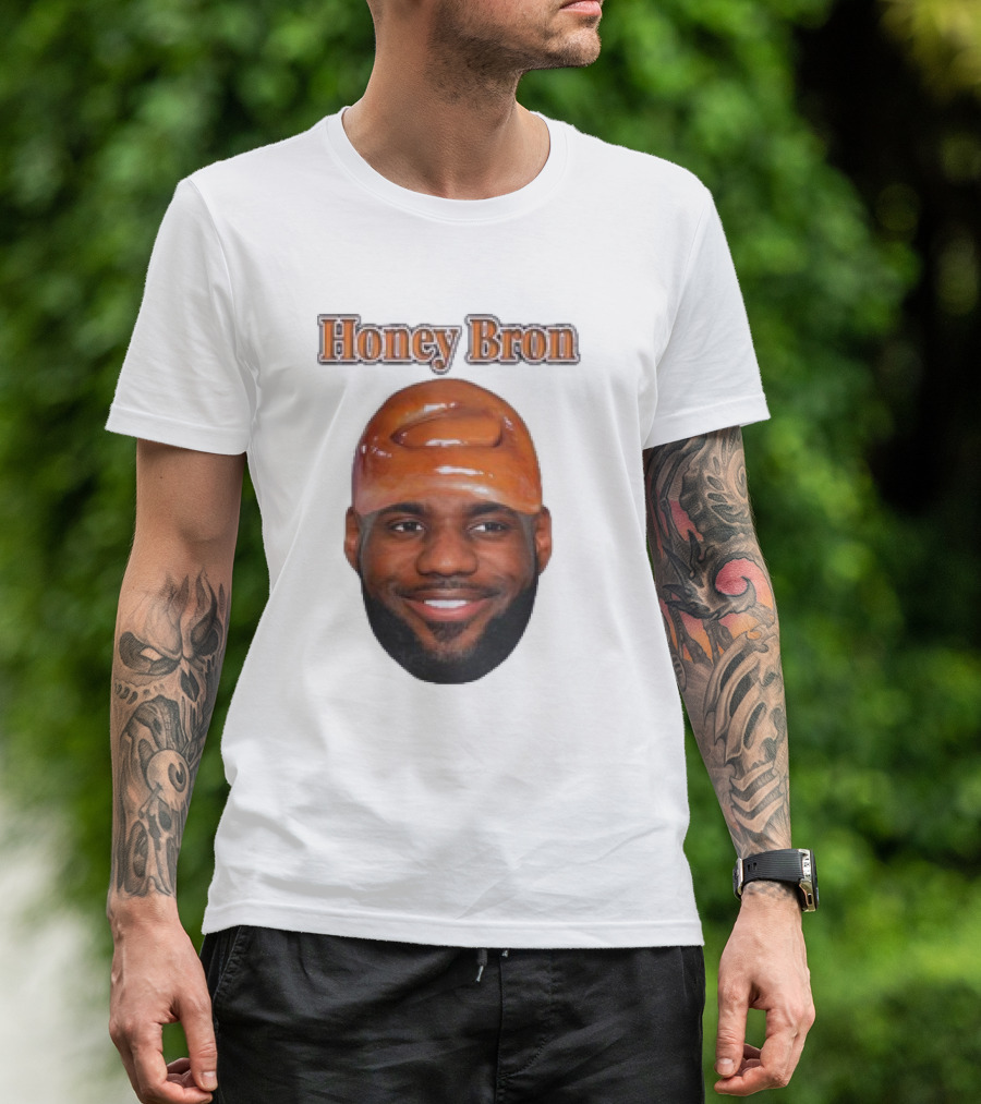 Honey Bron Lebron James Honey Brown Face T-Shirt