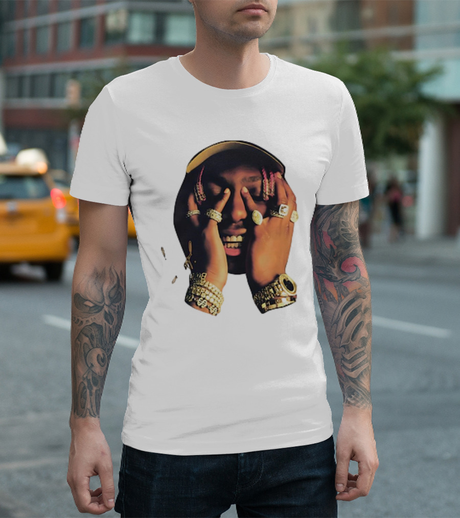 Lil Yachty Rap Hip Hop Jewelry Face Expression T-Shirt