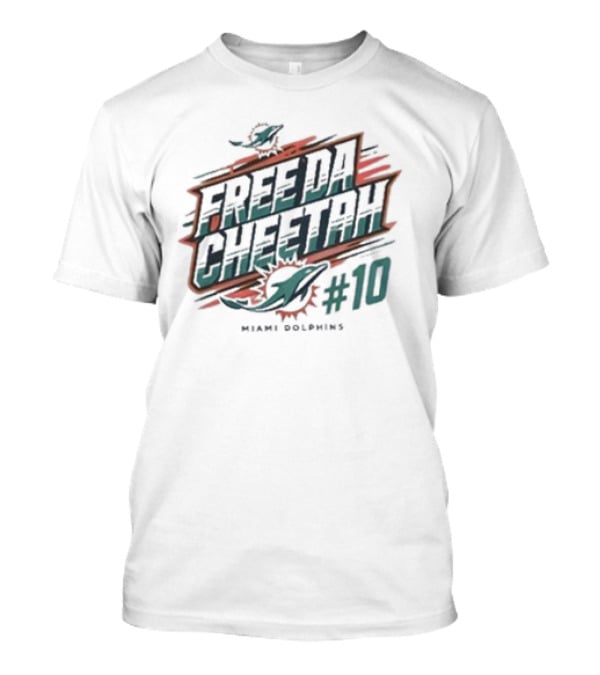 Free Da Cheetah Miami Dolphins #10 Tyreek Hill T-Shirt