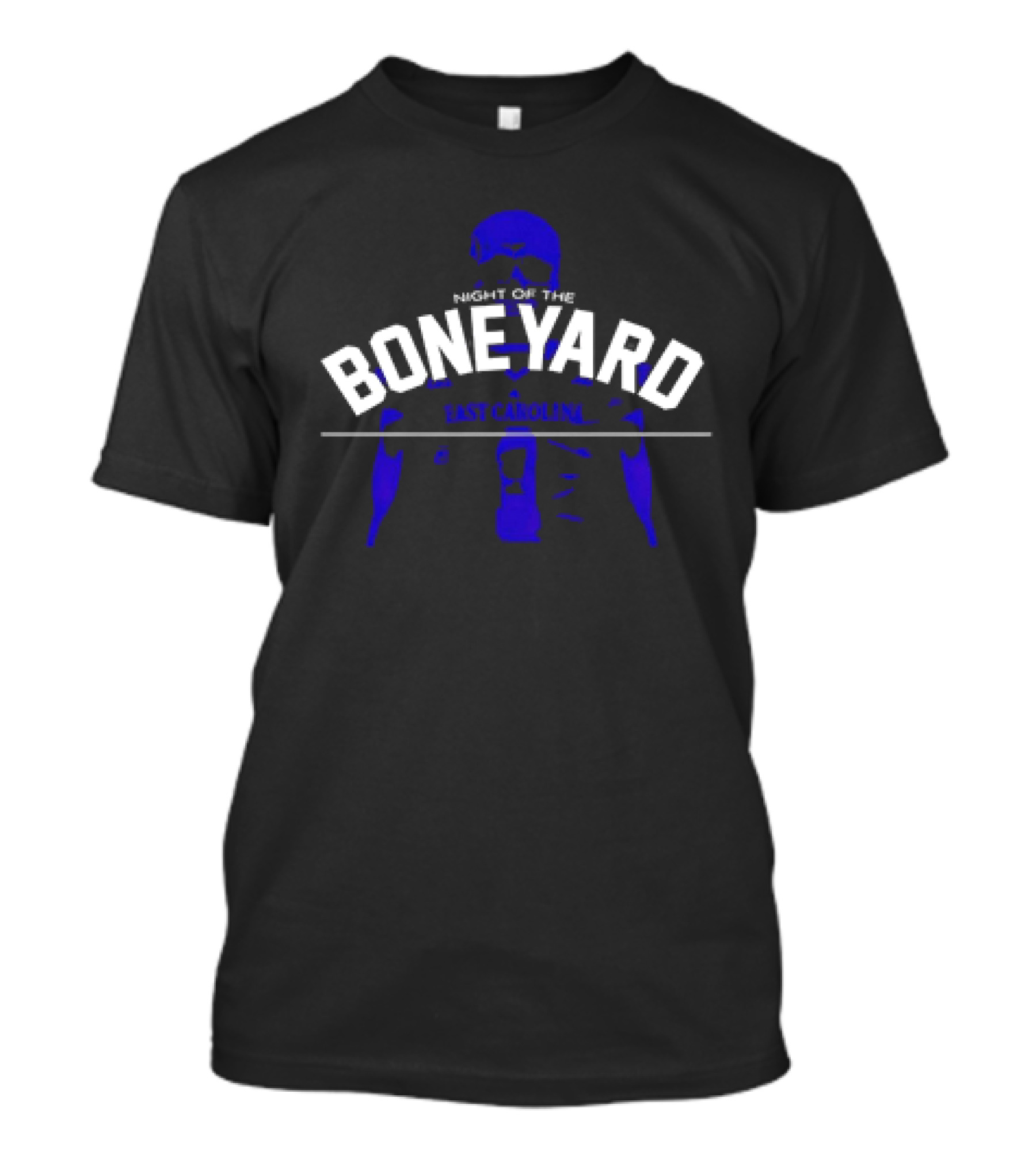 Night Of The Boneyard ECU Pirates East Carolina T-Shirt