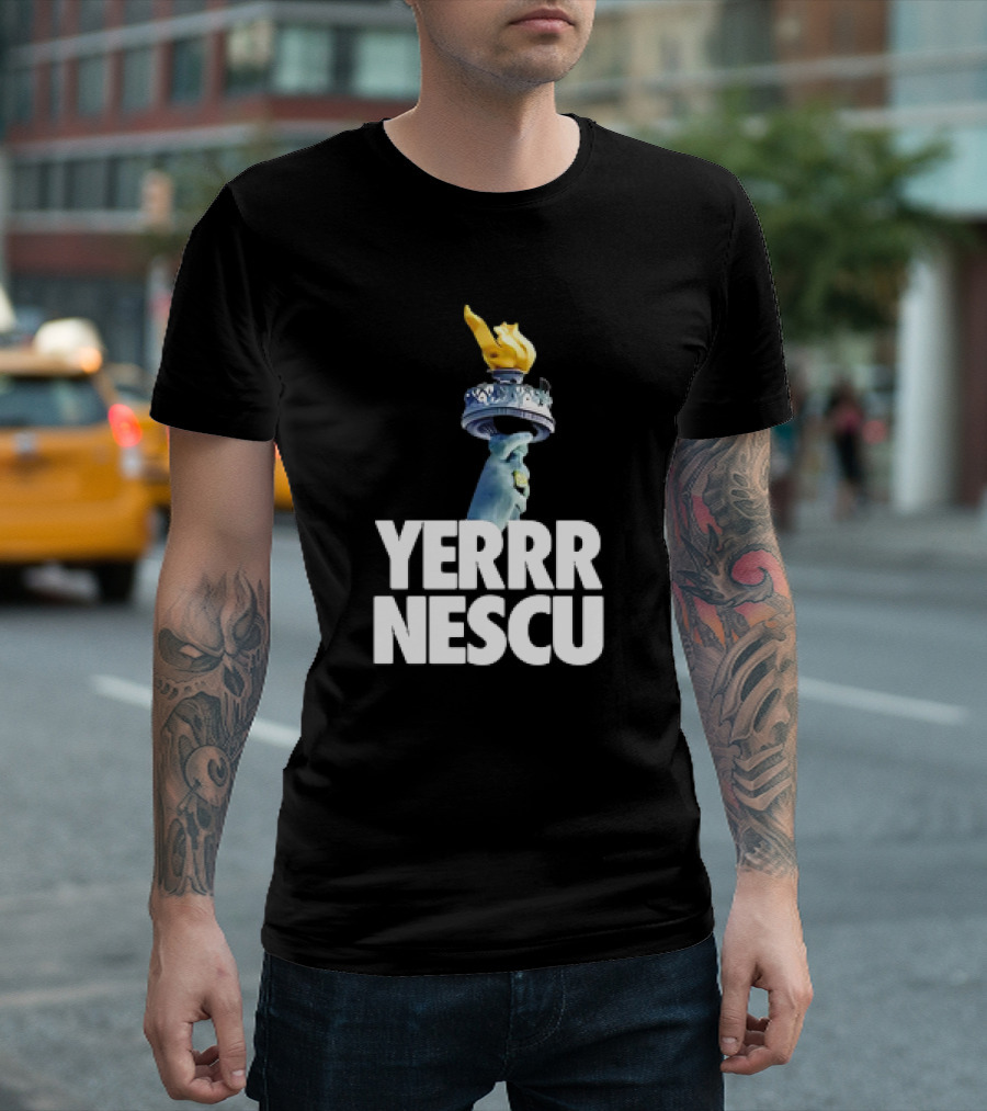 Yerrrnescu Statue Of Liberty Torch T-Shirt