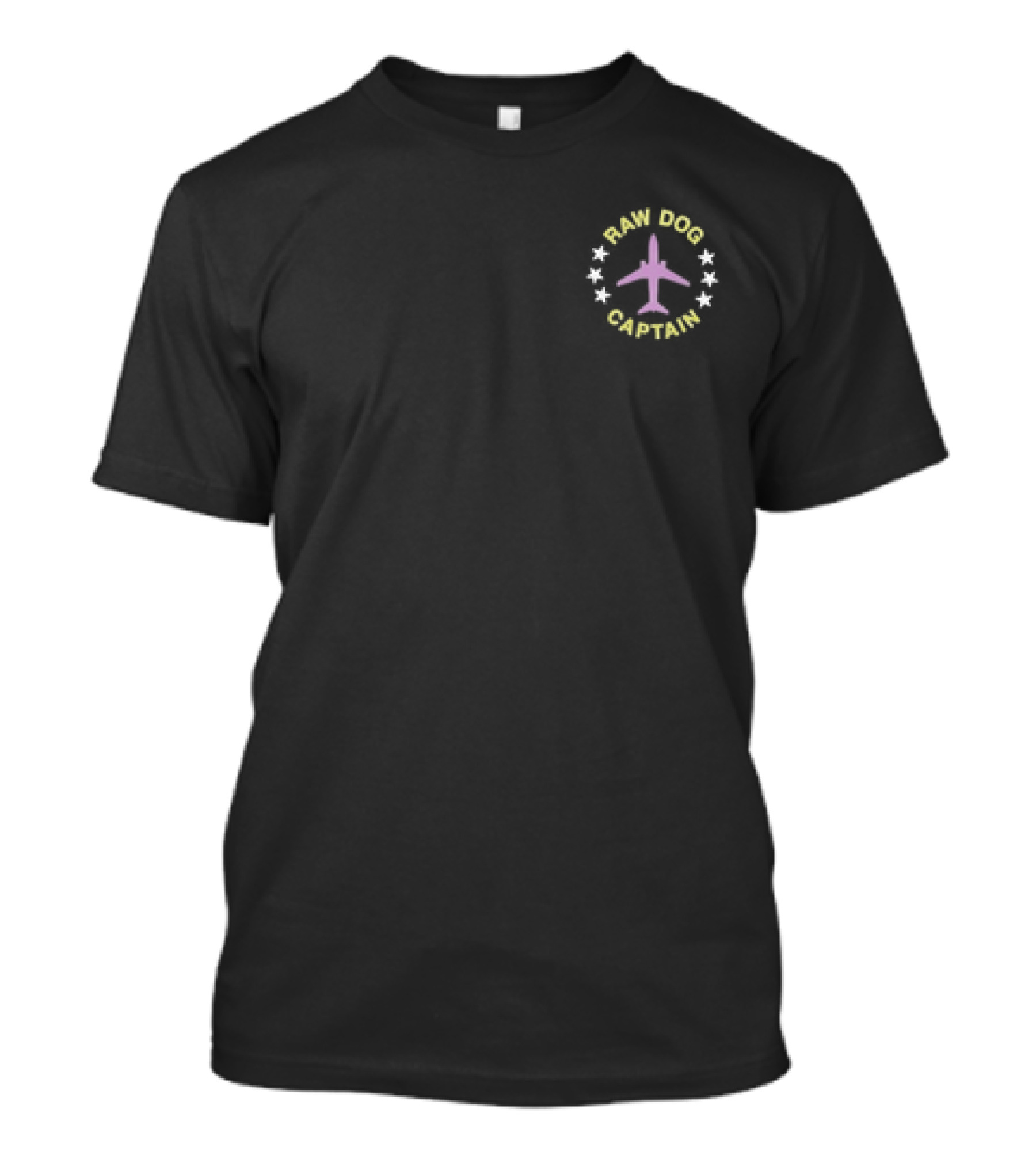 Raw Dog Captain Star Plane Emblem T-Shirt