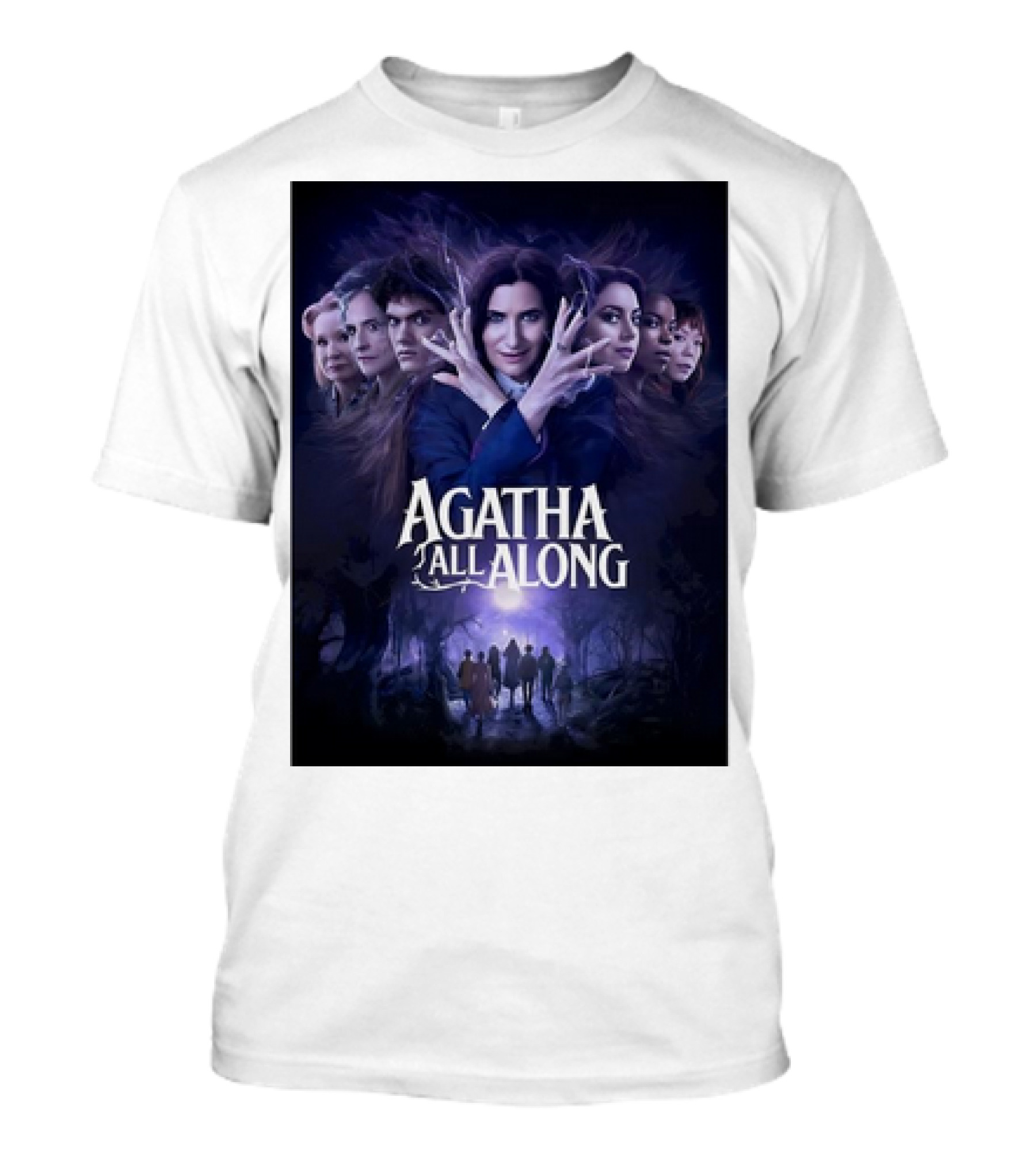 Agatha All Along Marvel Comics Agatha Harkness Movie Graphic WandaVision Poster Anthology Enchantment T-Shirt