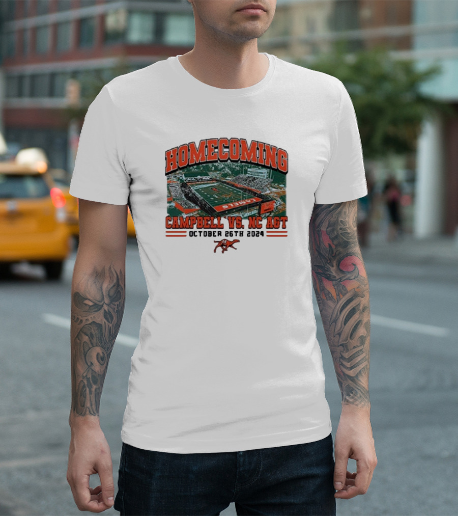 Campbell Vs. NC A&T Homecoming October 26th, T-Shirt