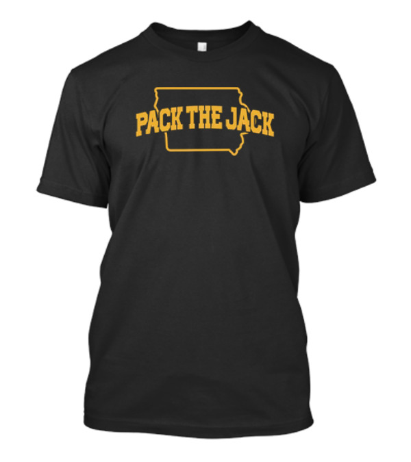 Pack The Jack Iowa Map Outline Cyclones T-Shirt