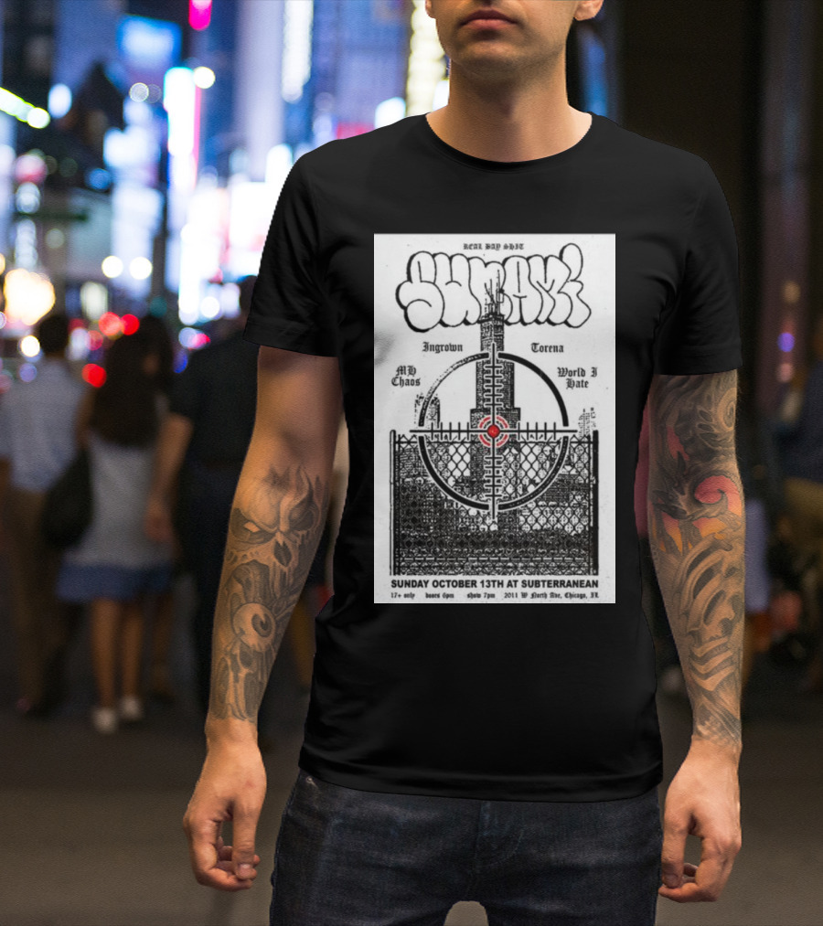 Sunami Beat Rap Game Ingrown Torena Chaos World Hate Subterranean Chicago October 13th 2024 Event T-Shirt
