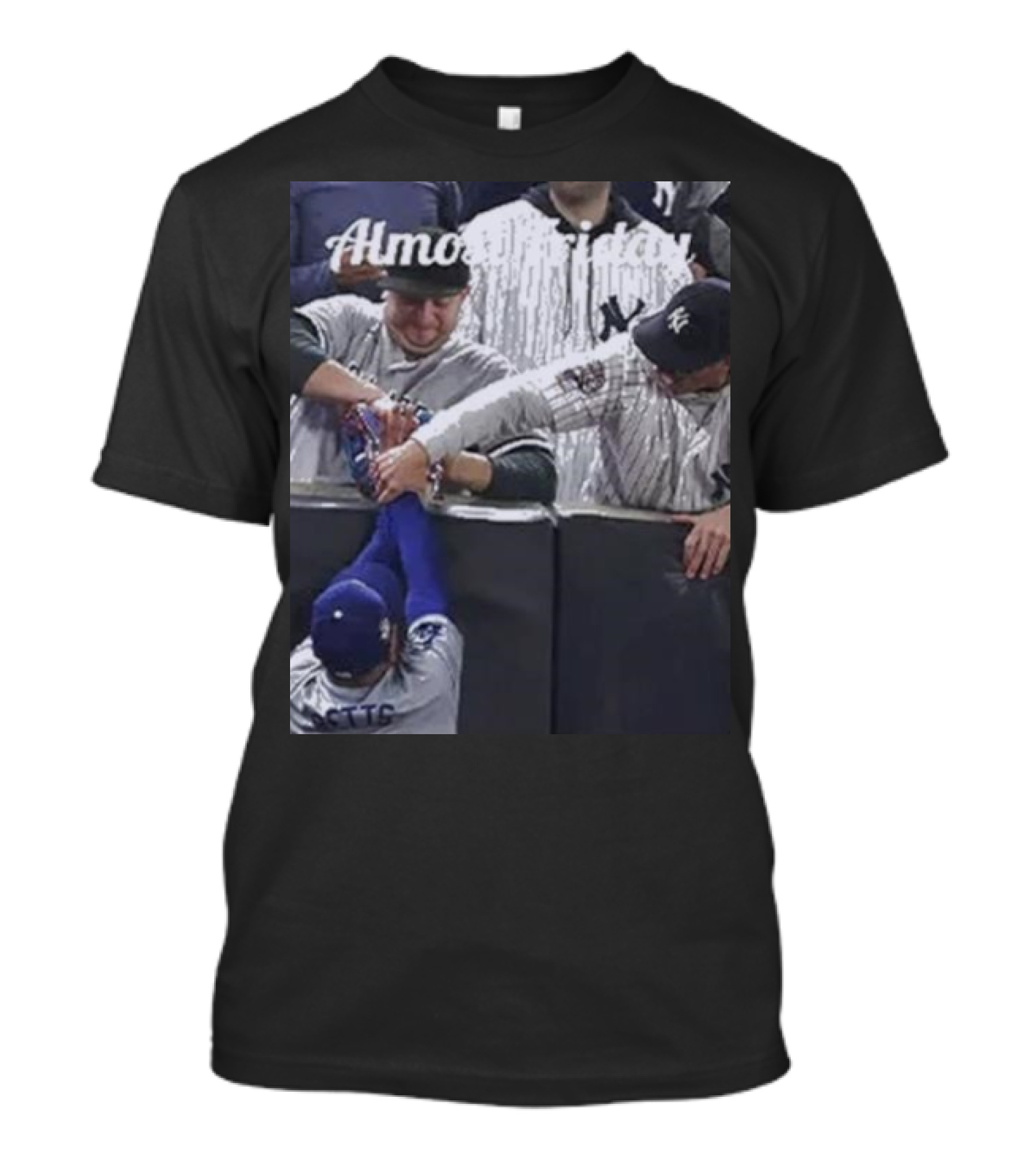Almost Friday NY Yankees Fans Grabbing Mookie Betts Glove T-Shirt