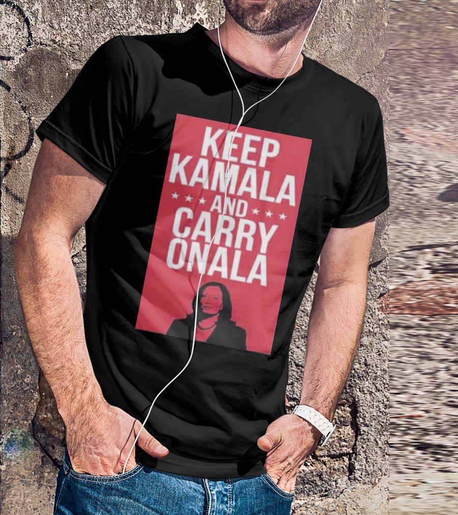 Keep Kamala And Carry Onala 2024 Harris Walz Classic T-Shirt