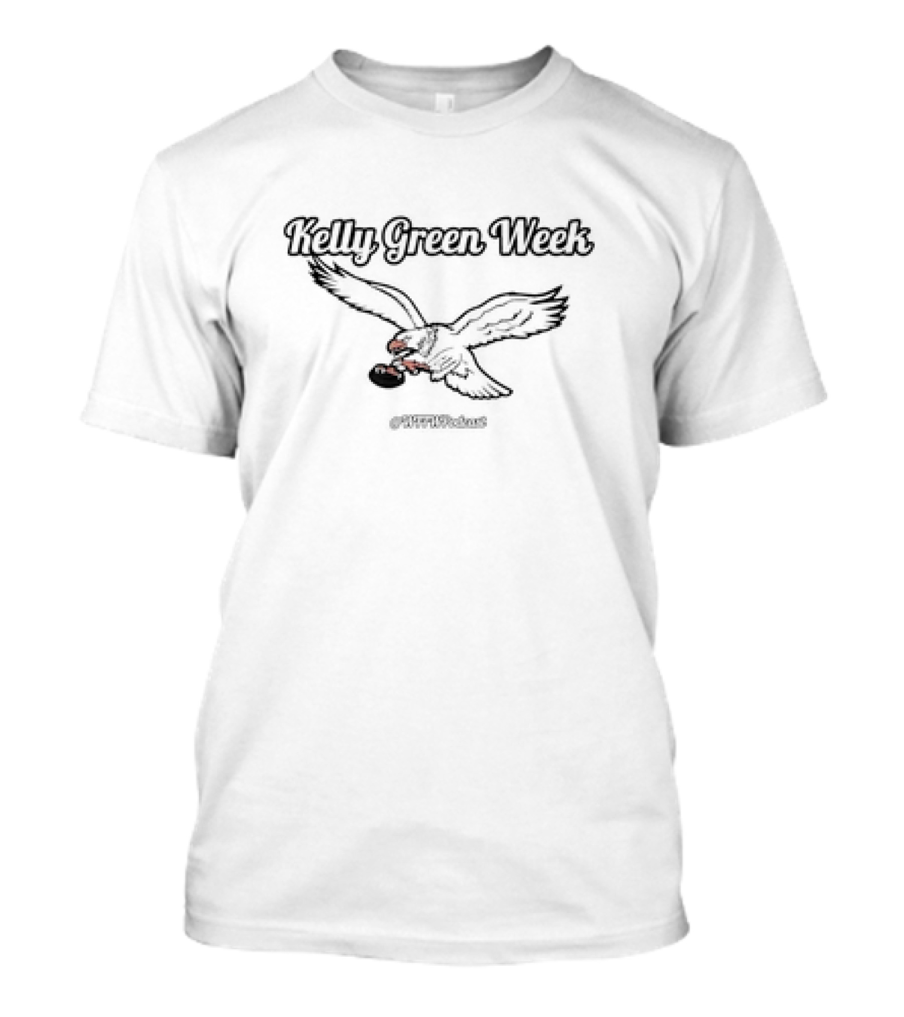 Kelly Green Week Philadelphia Eagle Football NFL Network T-Shirt