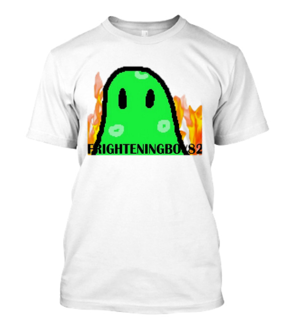 FRIGHTENINGBOY82 Slime With Fire Background T-Shirt