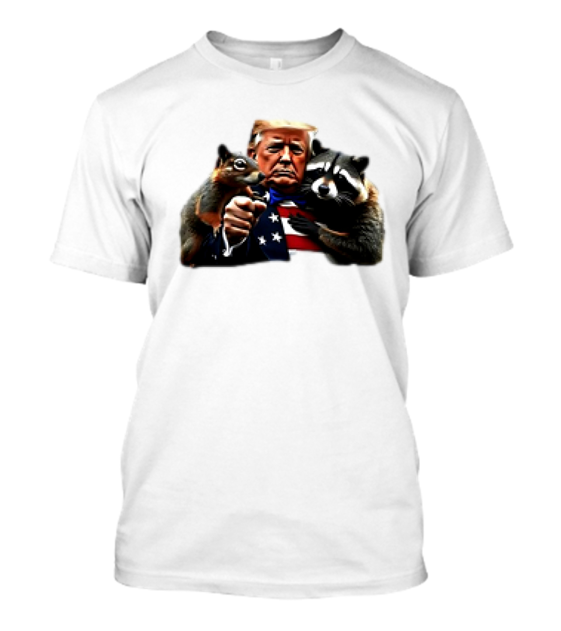 Trump Squirrel Raccoon Patriot T-Shirt