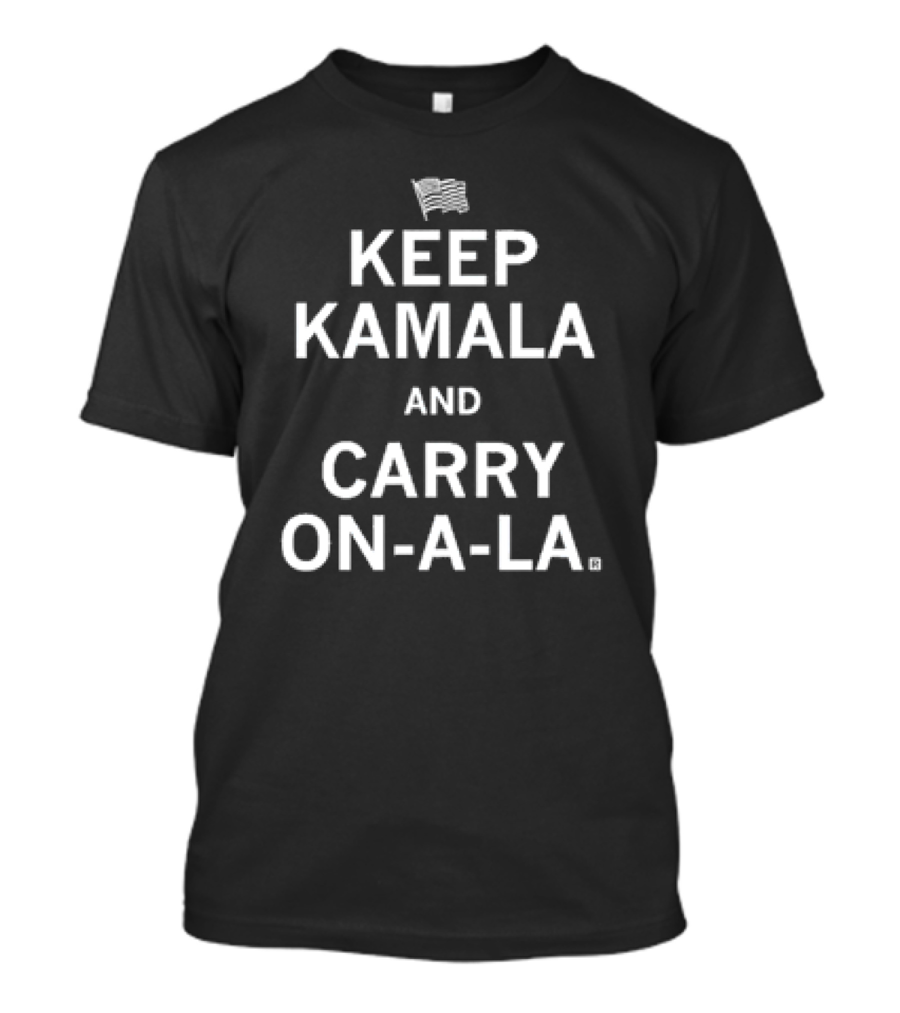 Saturday Night Live Keep Kamala And Carry On-A-La American Flag T-Shirt