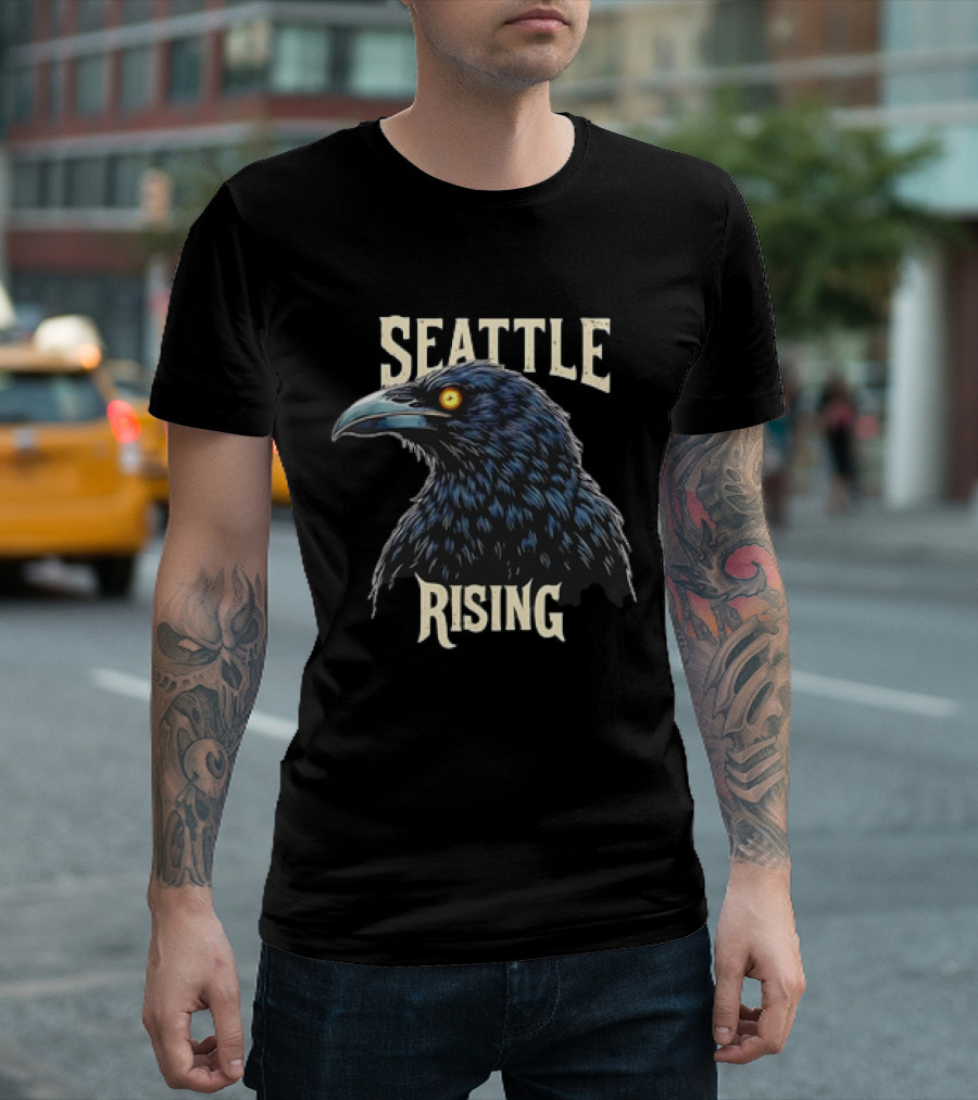 Seattle Rising Raven T-Shirt