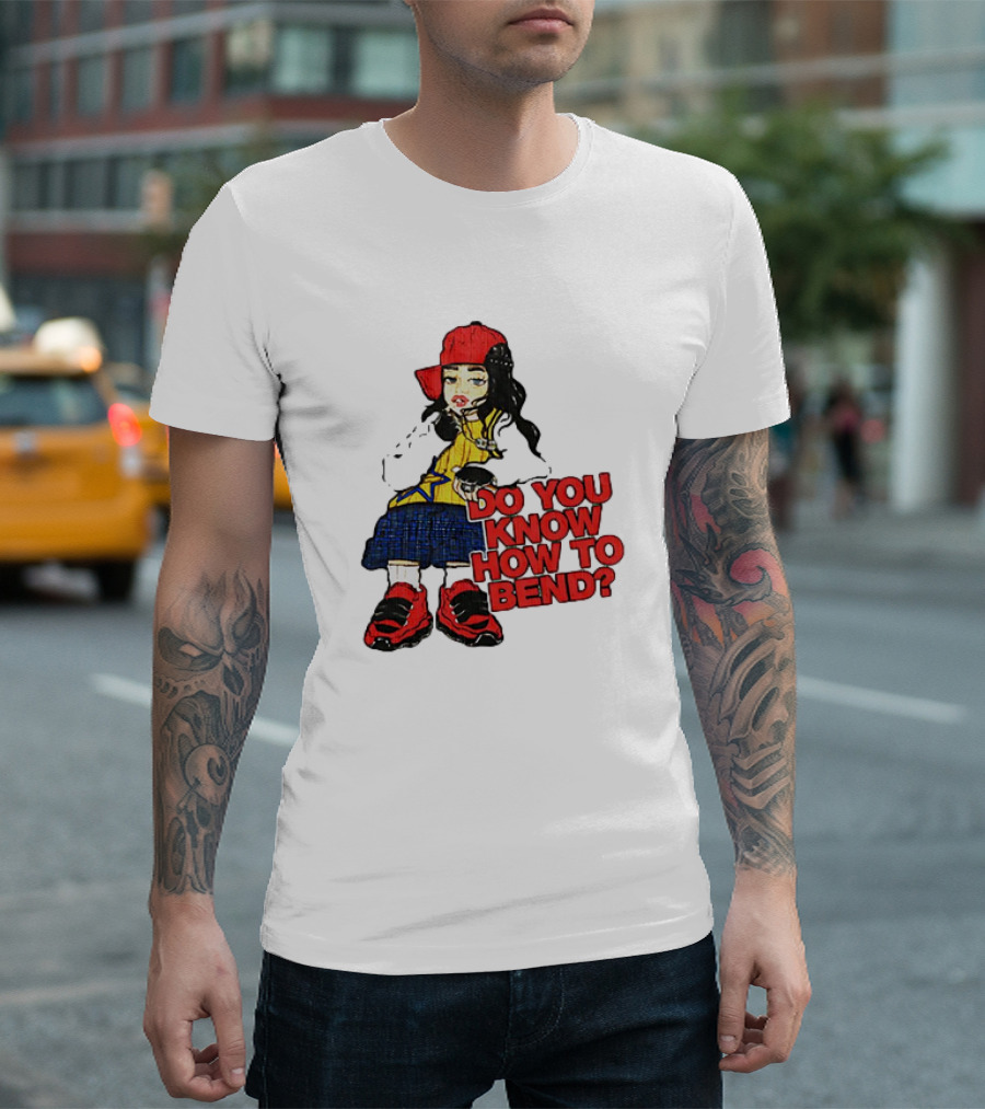 Billie Eilish Do You Know How to Bend Styled Cartoon T-Shirt