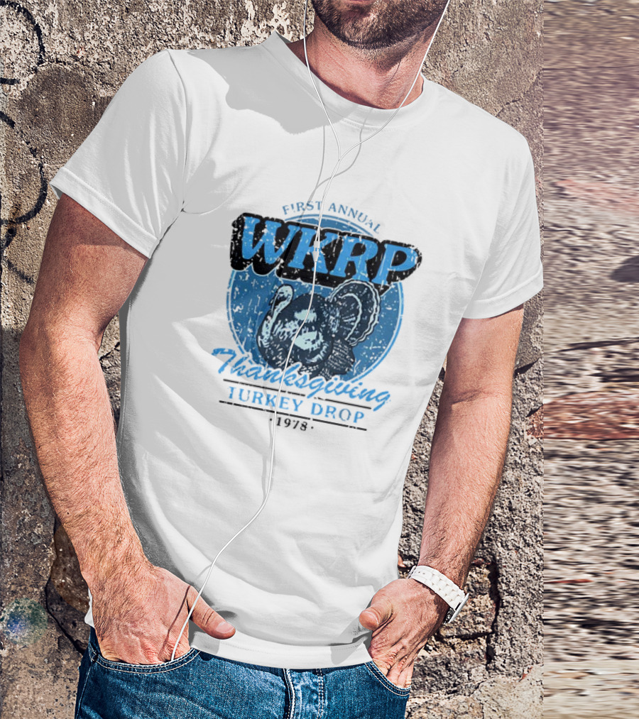WKRP First Annual Thanksgiving Turkey Drop 1978 T-Shirt