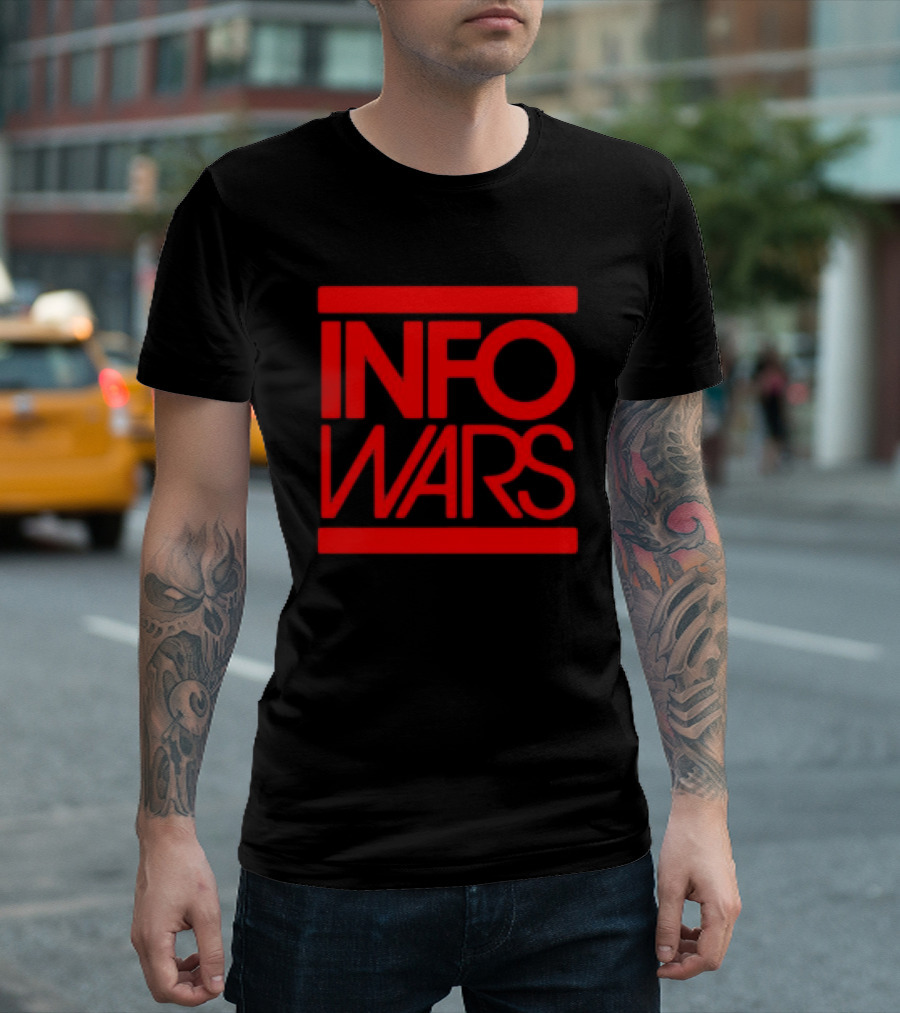 Info Wars Red Logo Alex Jones T-Shirt