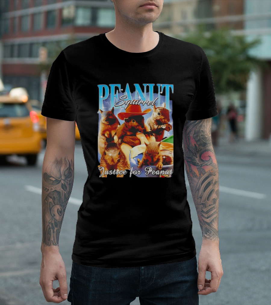 Peanut Squirrel Justice For Peanut T-Shirt